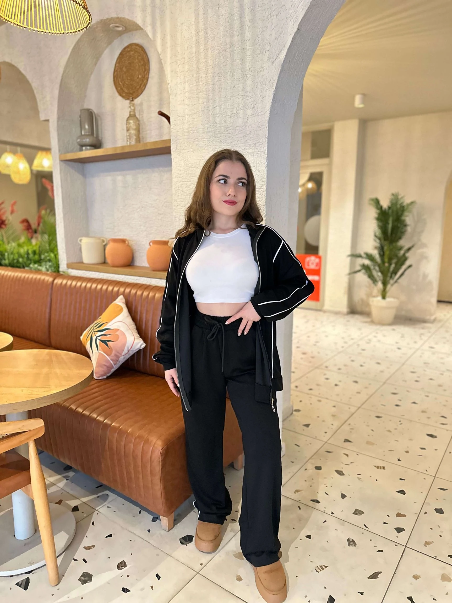 OYS Uzun Şeritli Takım - Siyah