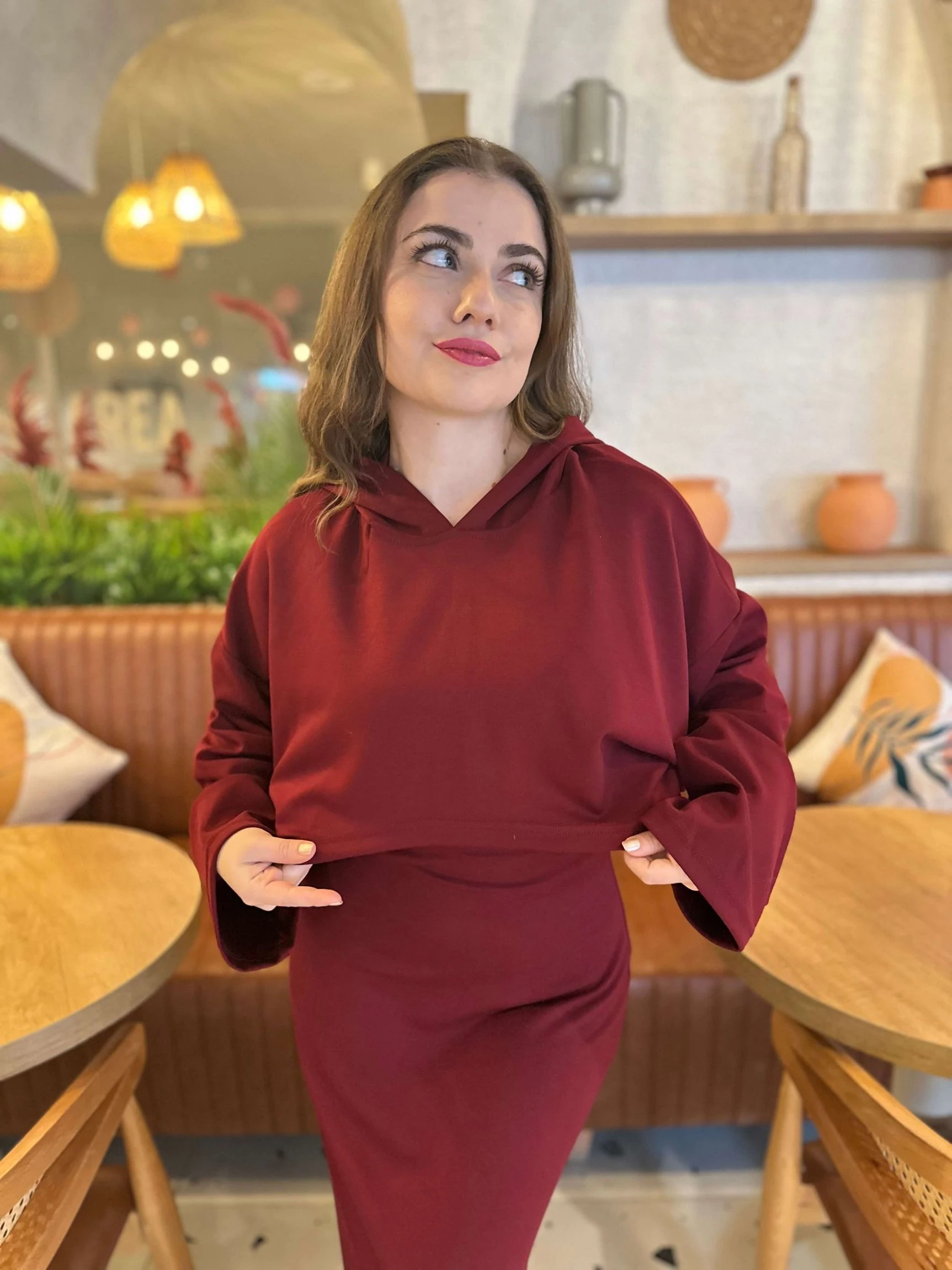 OYS Kapşonlu Elbise