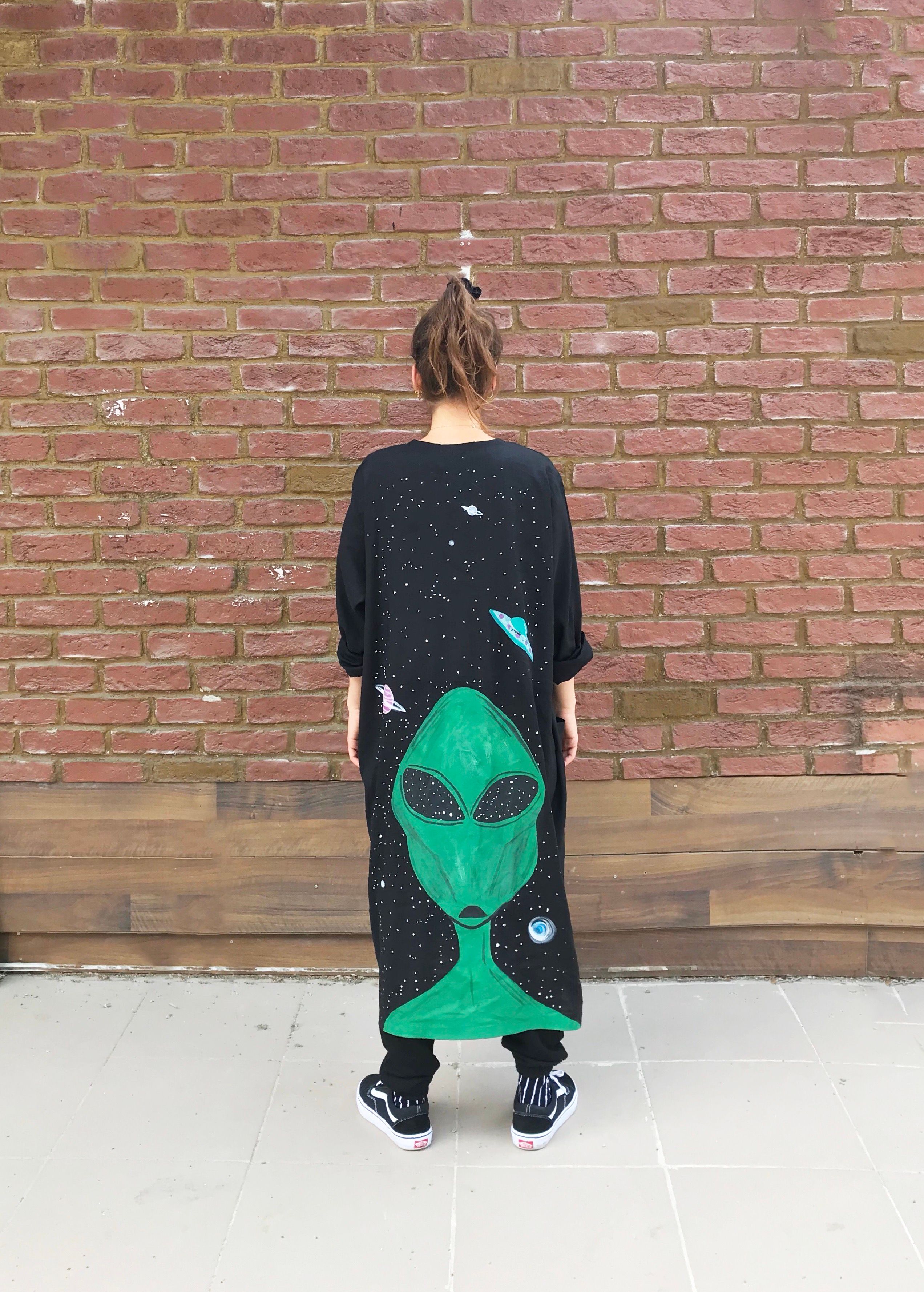 Alien Uzaylı Pardesü Kimono