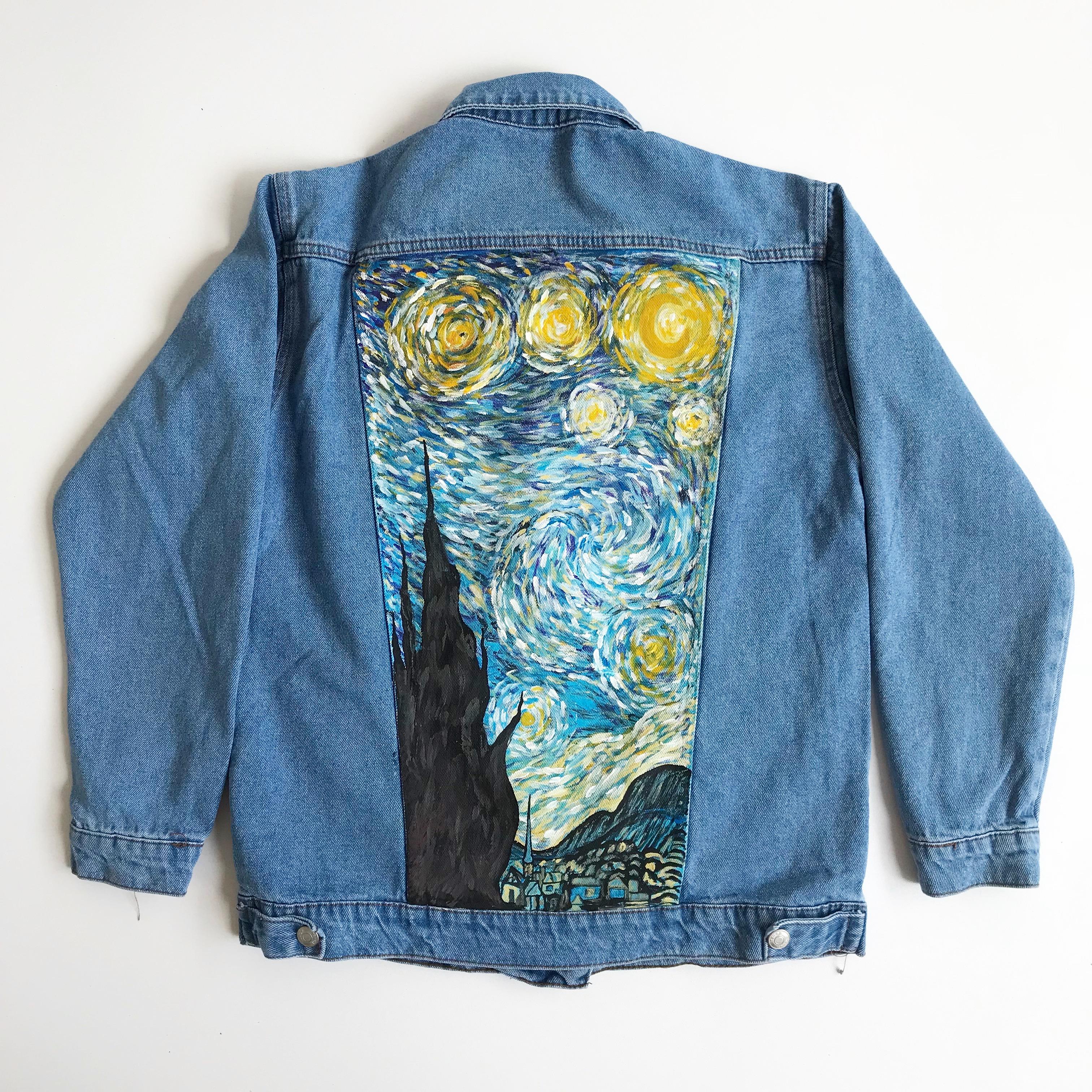 Van Gogh Starry Night Kot Ceket