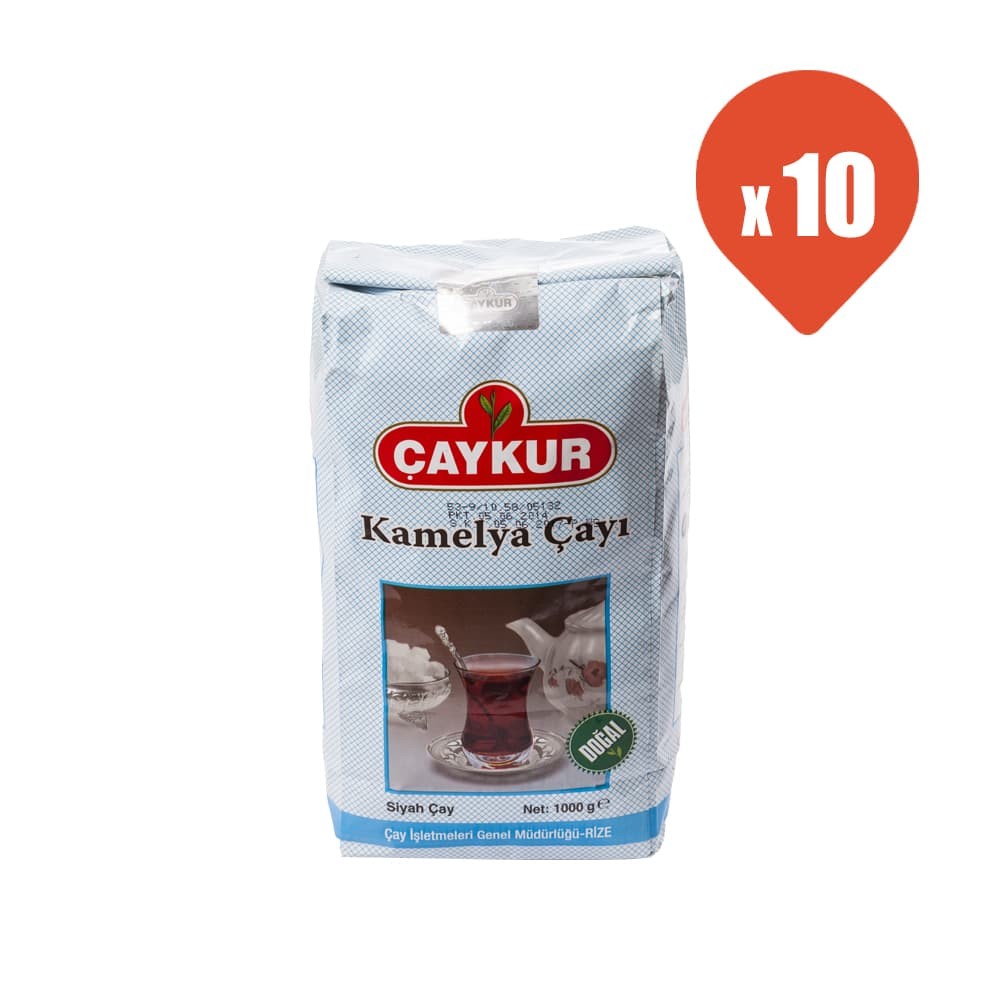 Çaykur Kamelya Siyah Çay 1 kg x 10