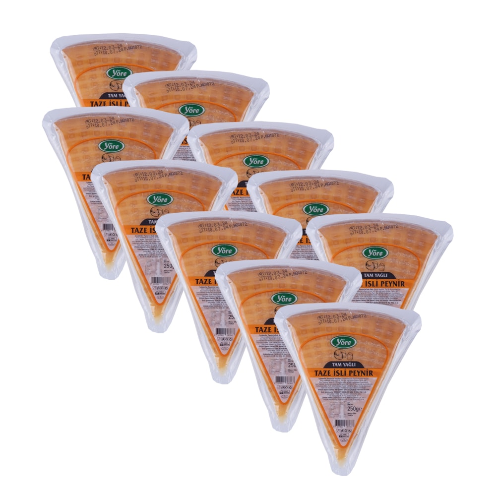 Yöre Tam Yağlı Taze İsli Peynir 250 gr x 10