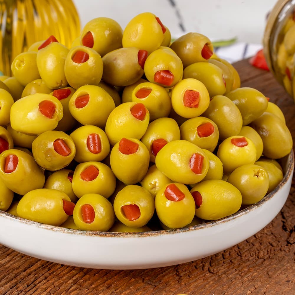 Yöre Domat Biberli Şampiyon Yeşil Zeytin 10 kg Teneke (161-180)
