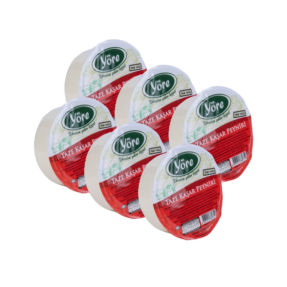 Yöre Taze Kaşar Peyniri 400 gr x 6