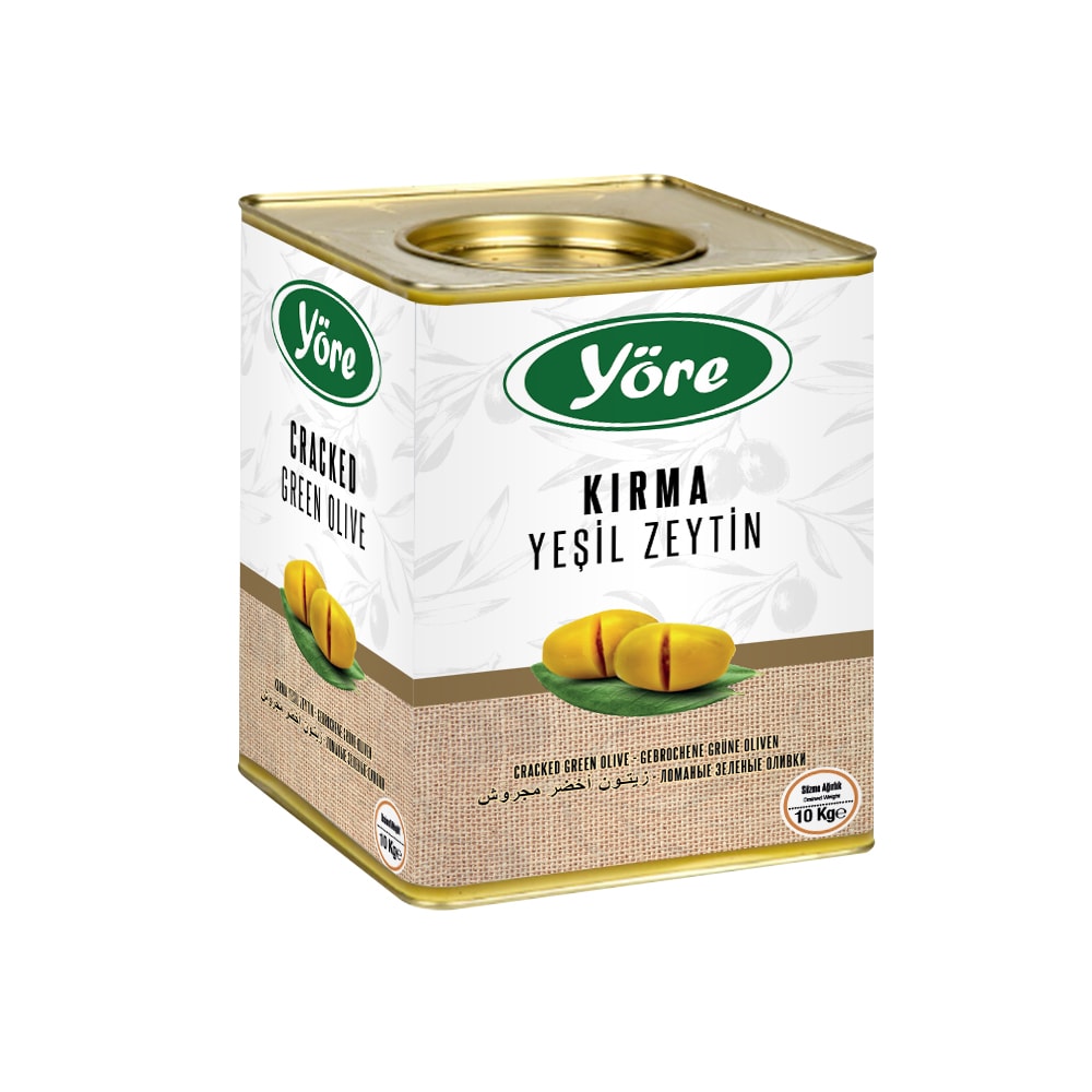 Yöre Gemlik Köy Kırma Özel Yeşil Zeytin  10 kg (321-350)