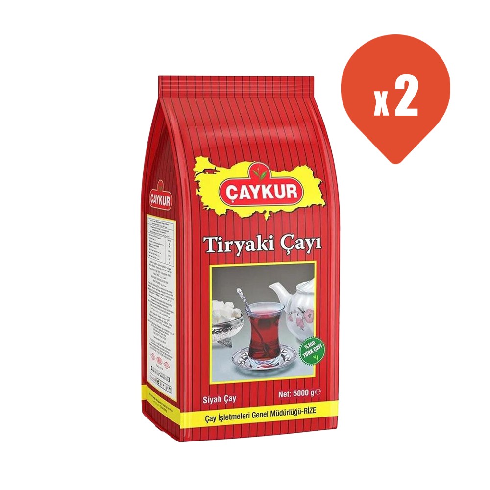 Çaykur Tiryaki Dökme Siyah Çay 5 kg x 2 Adet