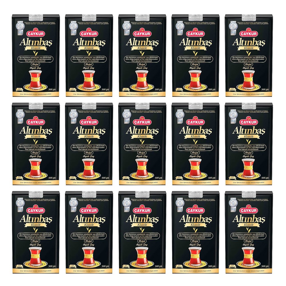 Çaykur Altınbaş Klasik Siyah Çay 500 gr x 15