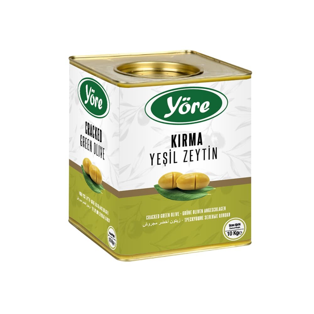 Yöre Akdeniz İncisi Yeşil Zeytin 10 kg Teneke