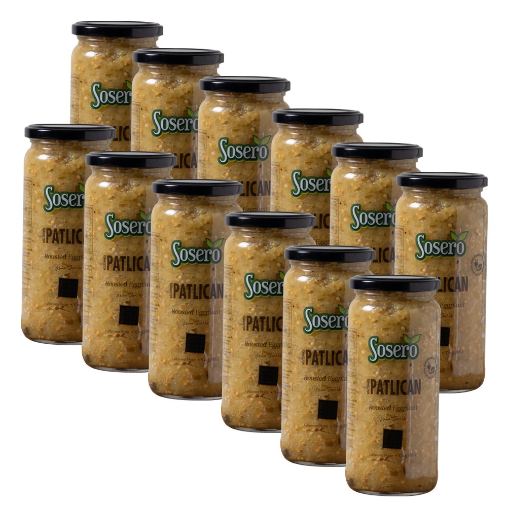 Sosero Közlenmiş Patlıcan 435 gr x 12