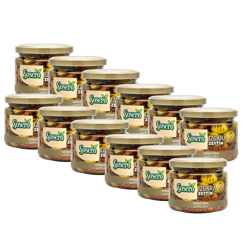 Sosero Grill Izgara Zeytin 290 gr x 12