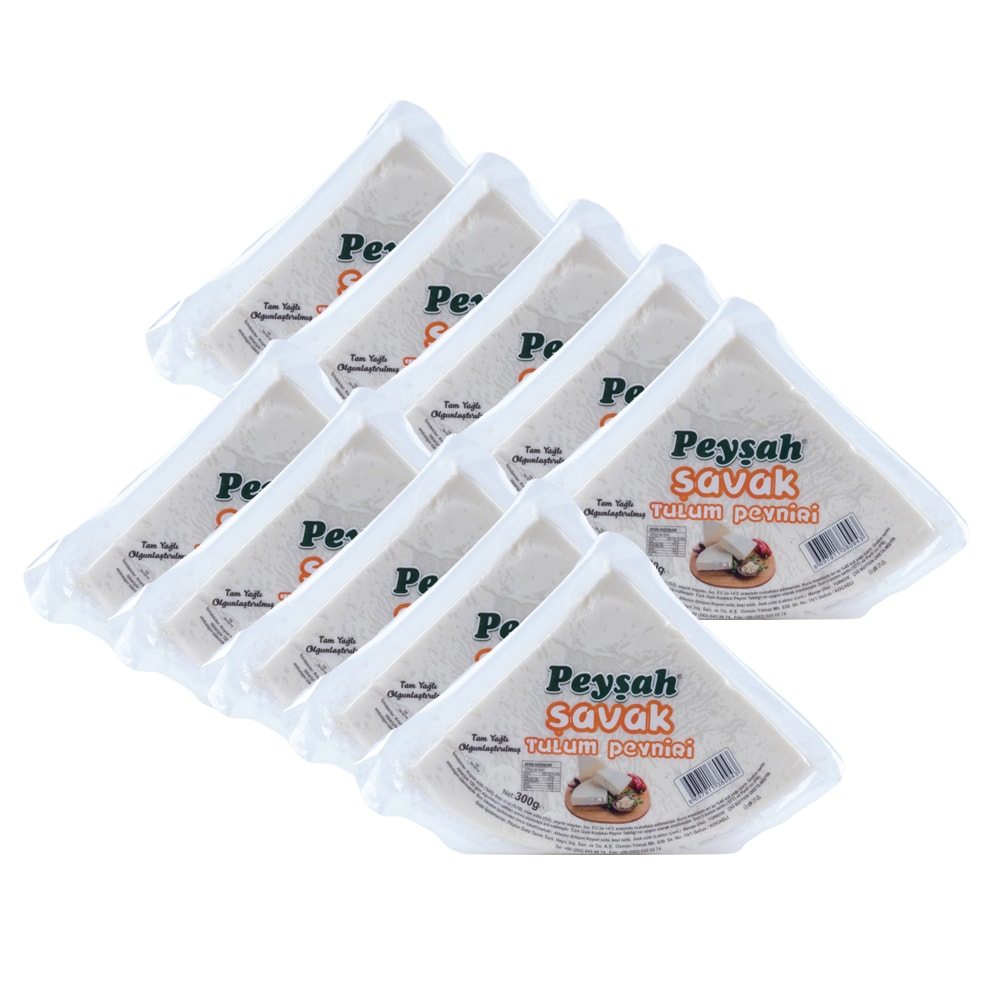 Peyşah Şavak Tulum Peyniri 300 gr x 10