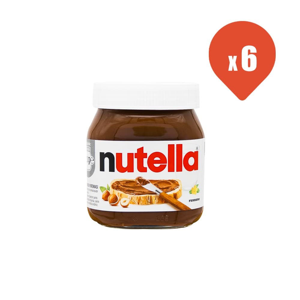 Nutella Kakaolu Fındık Kreması 400 gr x 6