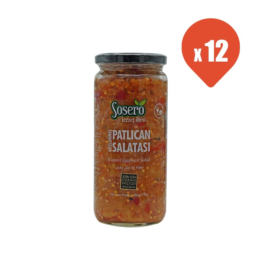 Sosero Patlıcan Salatası 435 gr x 12