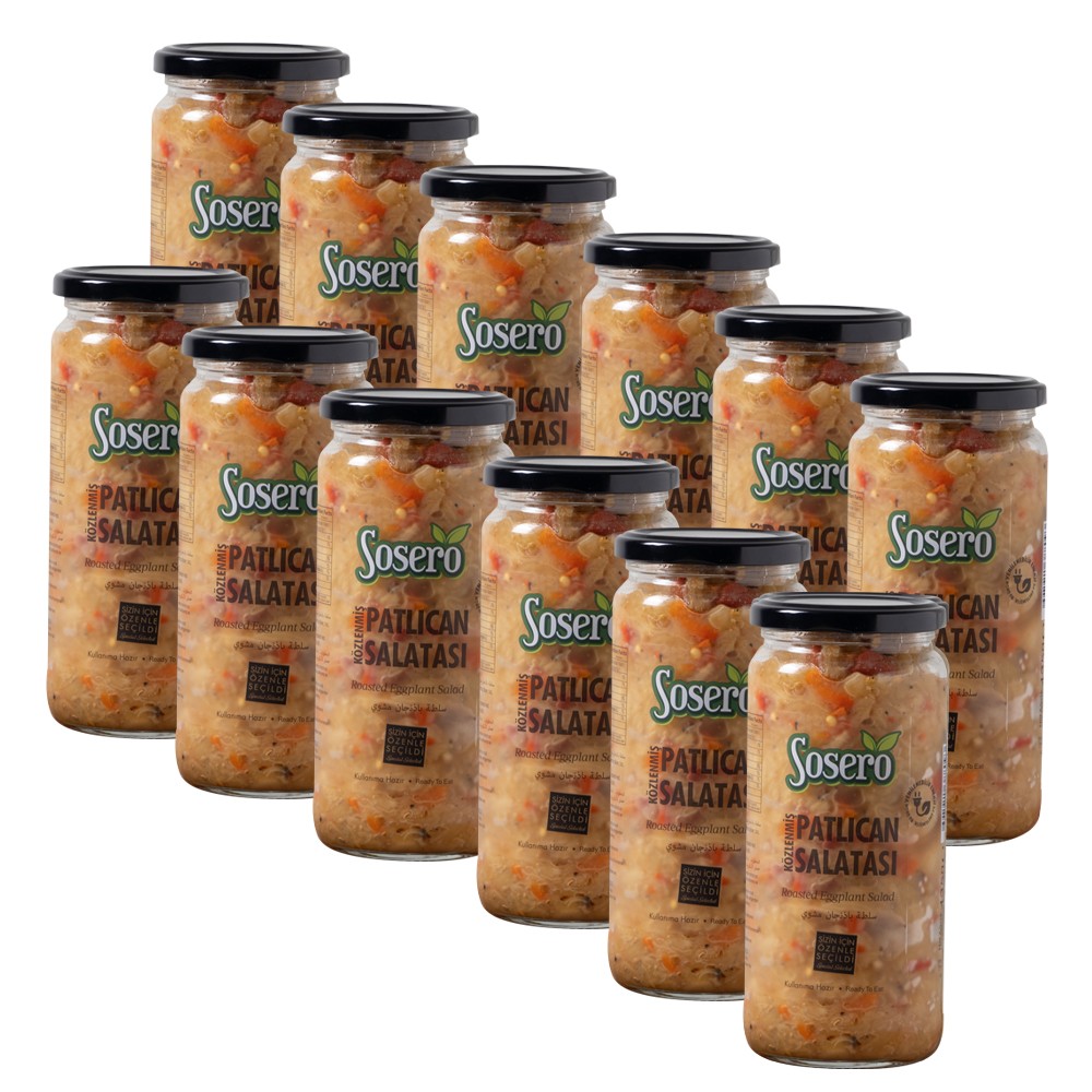 Sosero Patlıcan Salatası 435 gr x 12