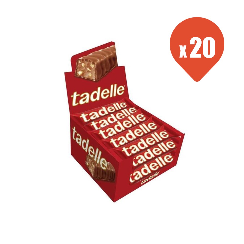 Tadelle Fındık Dolgulu Sütlü Çikolata 30 gr x 20'li
