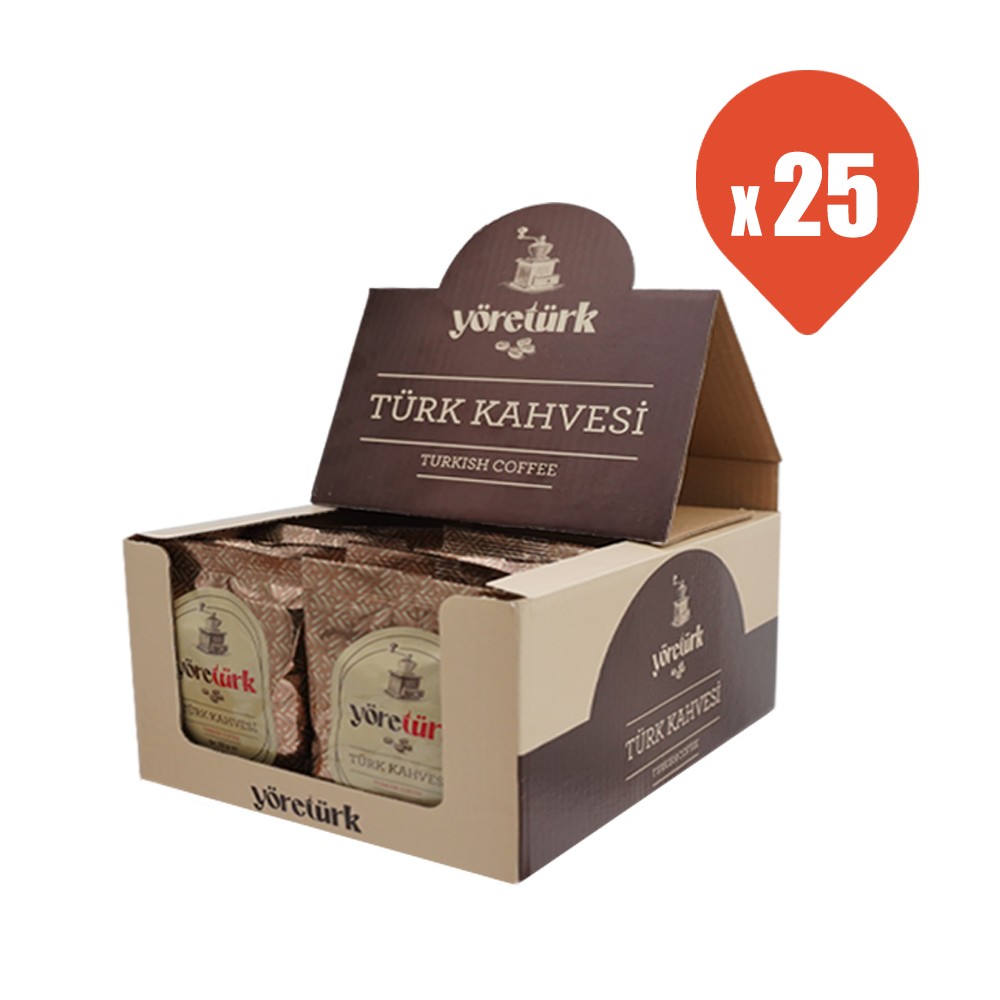 Yöretürk Türk Kahvesi 100 gr x 25 Adet
