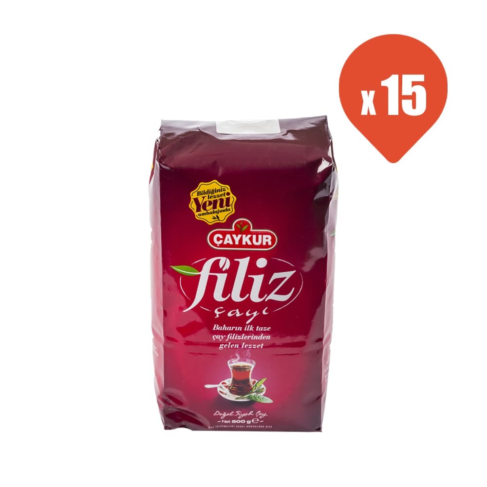 Çaykur Filiz Siyah Çay 500 gr x 15