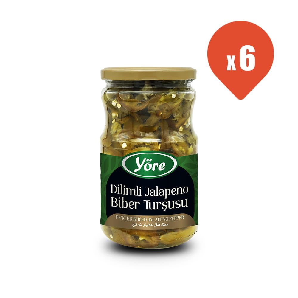 Yöre Jalapeno Biber Turşusu 670 gr x 6