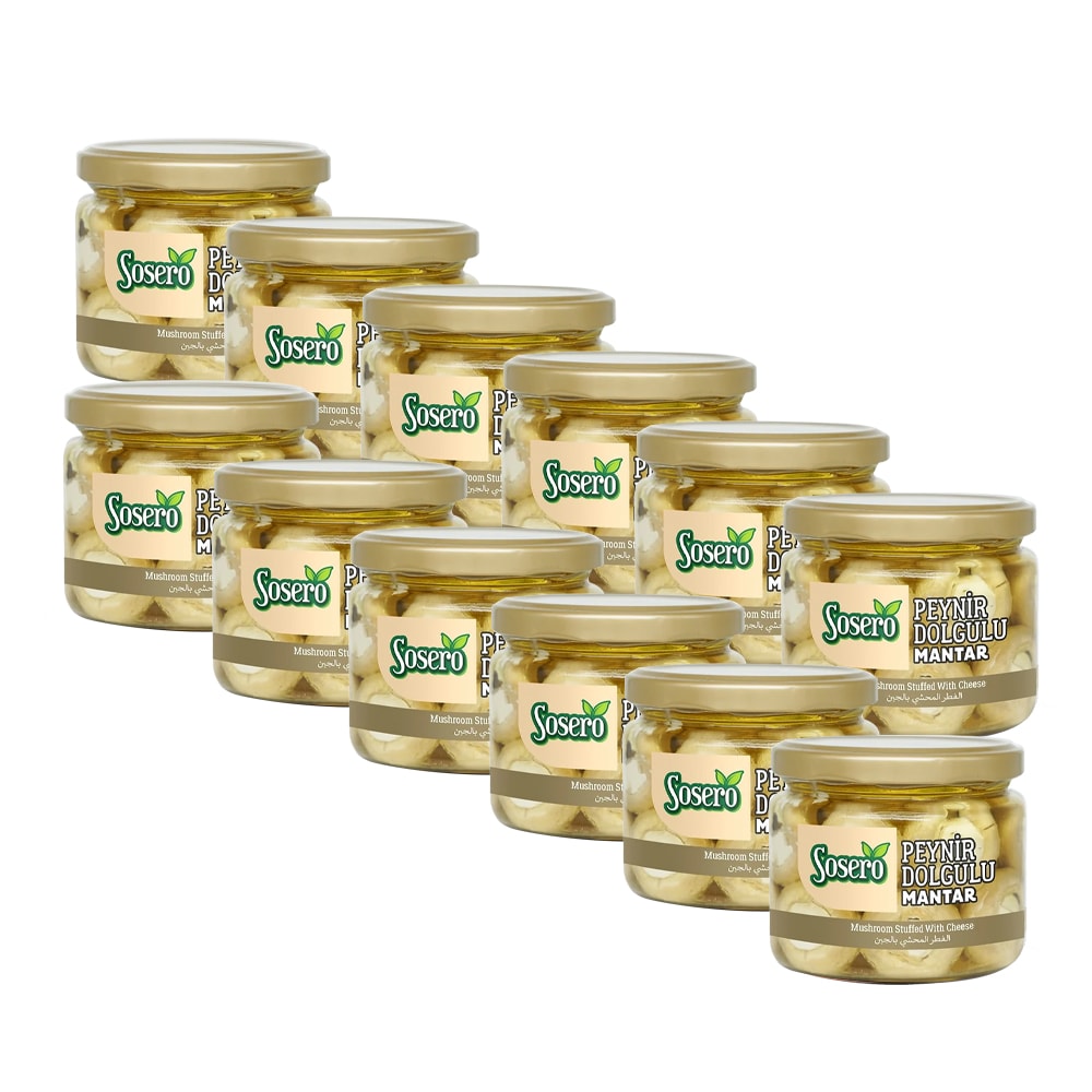 Sosero Peynir Dolgulu Mantar 290 gr x 12