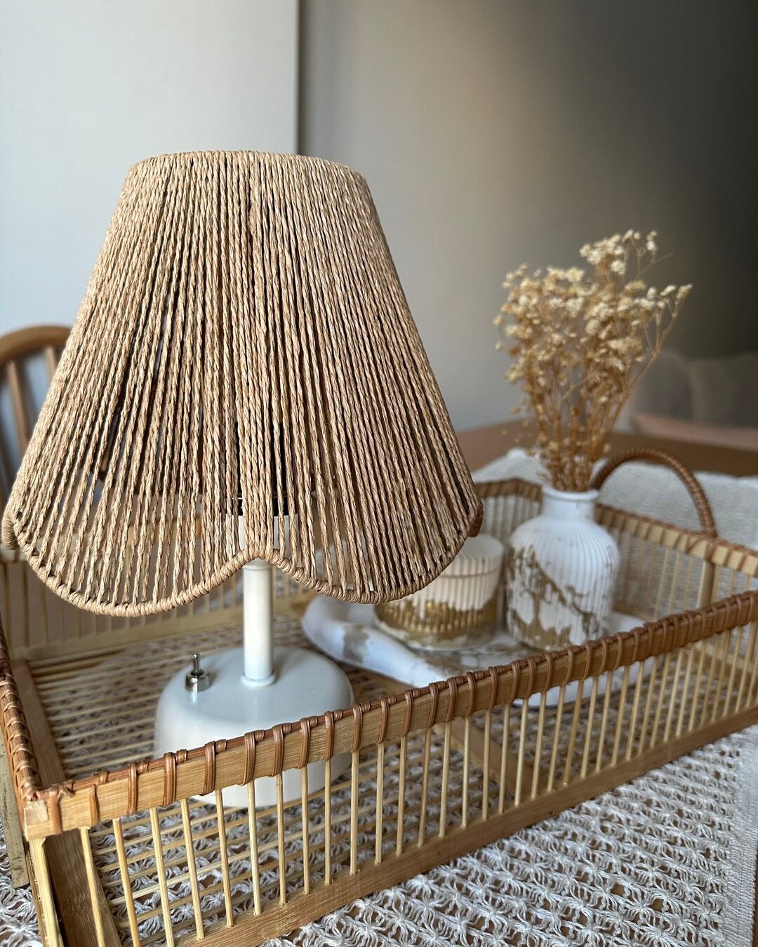 ROSALİNDA MODELİ - RETRO TARZDA PİLLİ MASA LAMBASI | METAL GÖVDE | LED GÜN IŞIĞI AYDINLATMA - Kahverengi