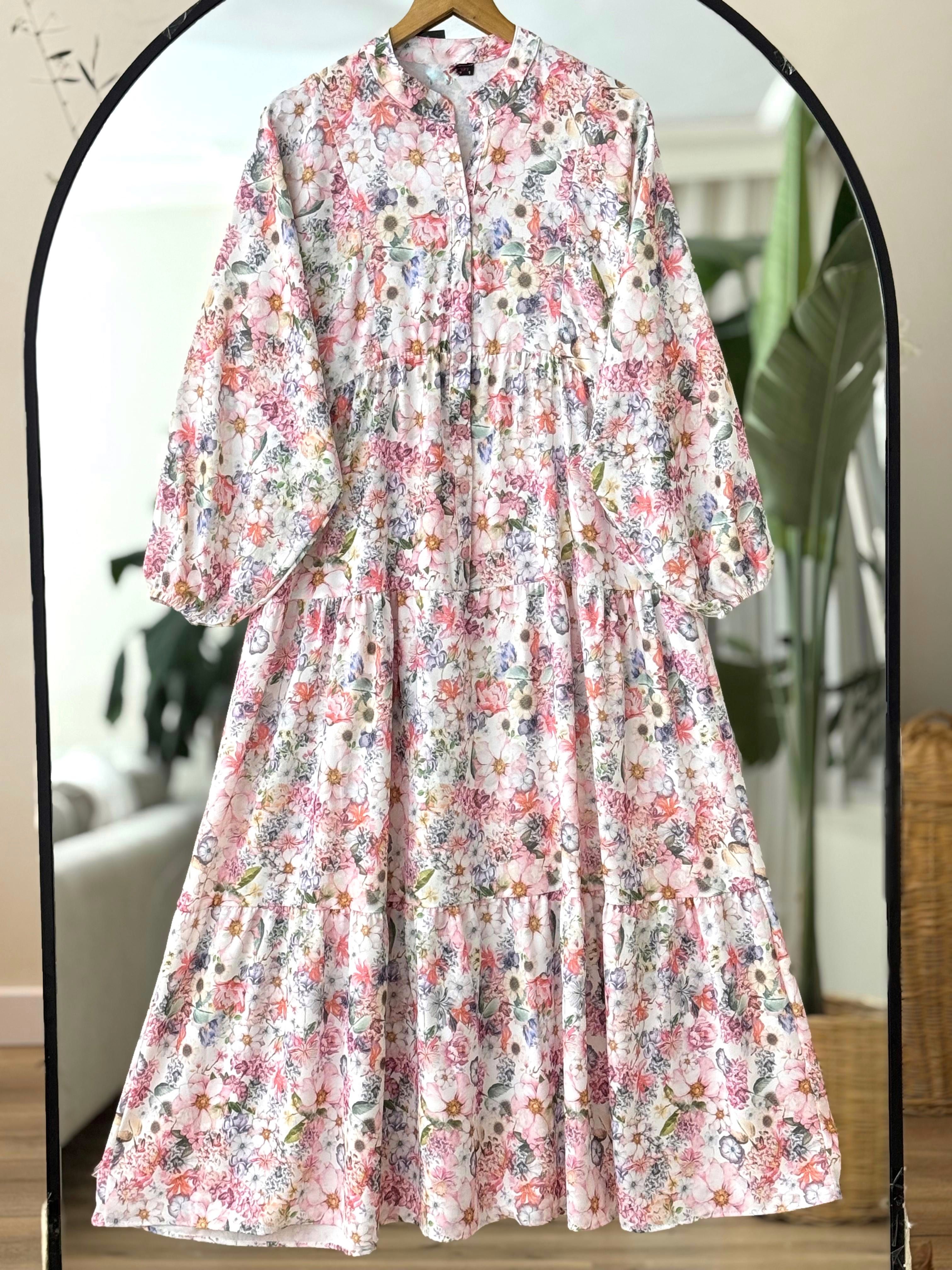 SELVİ ELBİSE MANGO KUMAŞ