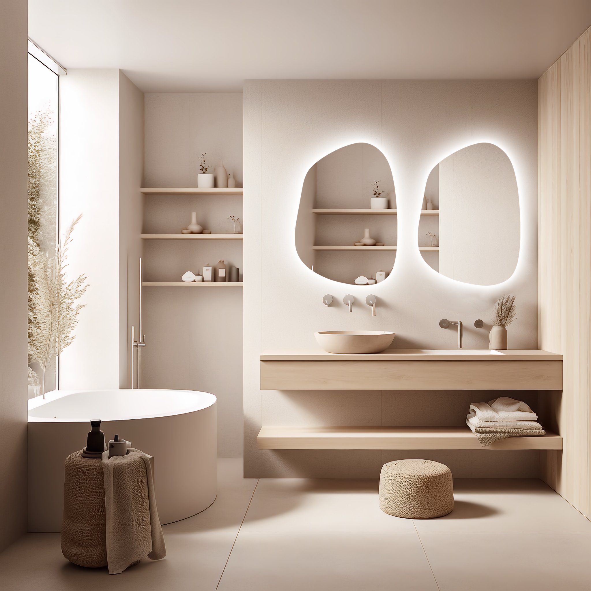 Milano Led Aydınlatmalı Banyo Aynası