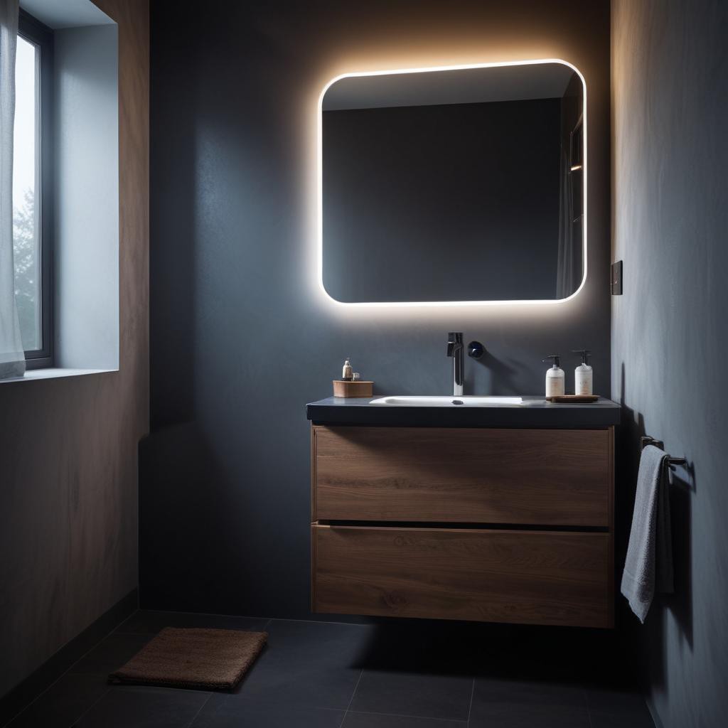 MirrorDecorArt - Led Aydınlatmalı Yeni Trend Banyo Aynası, Banyo Dekoru, Premium Kalite Aynalar