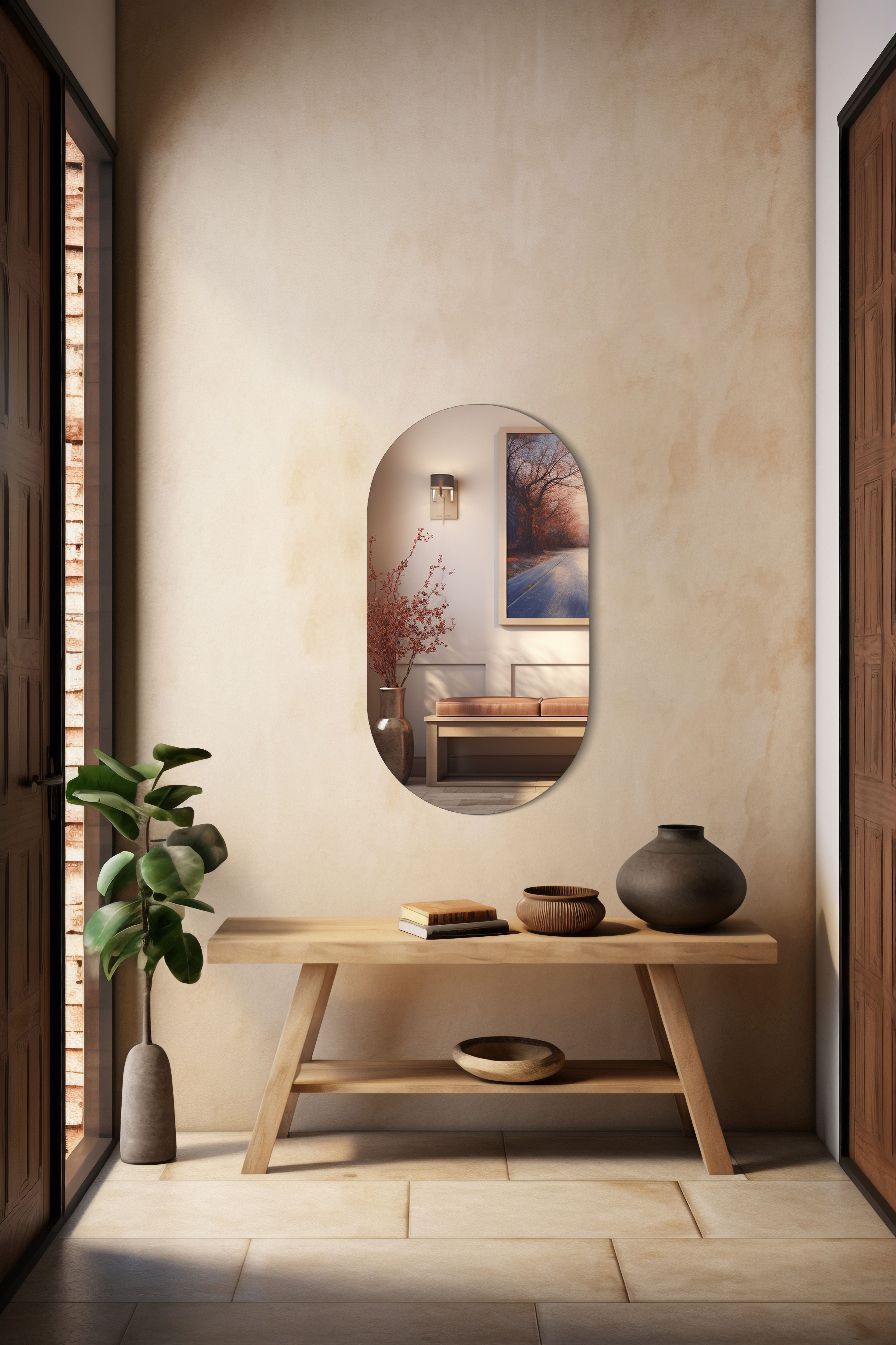 Oval Mirror