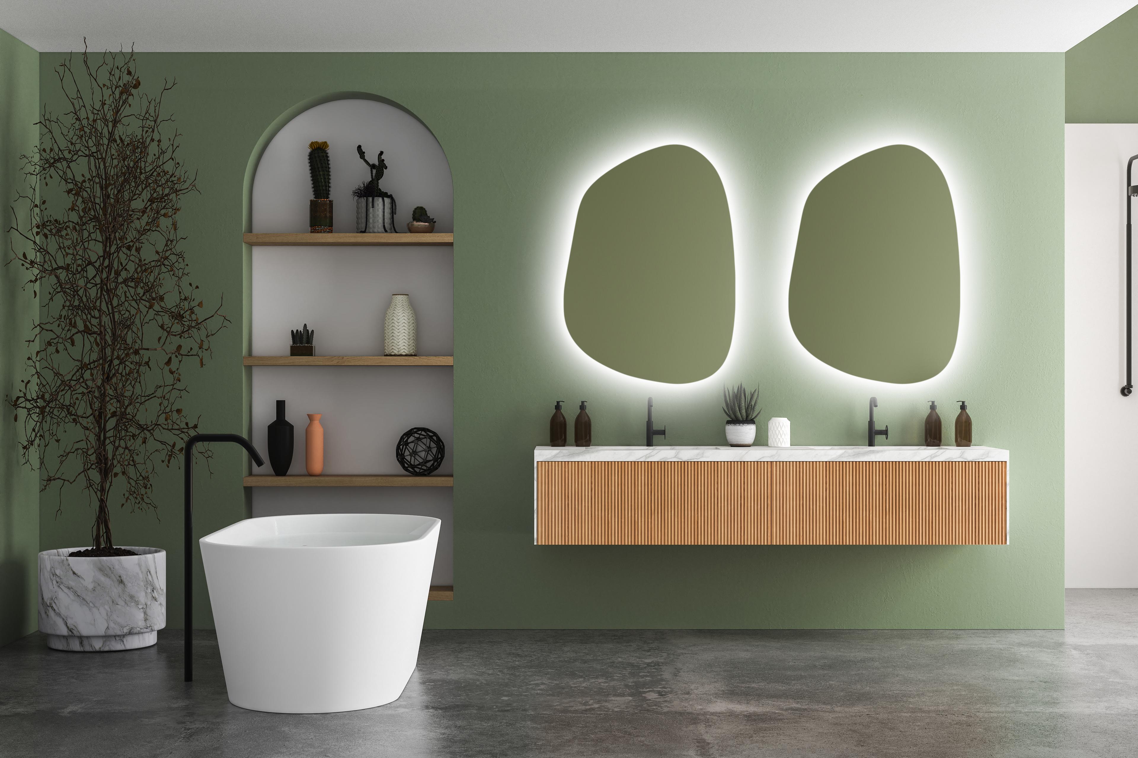 Milano Led Aydınlatmalı Banyo Aynası