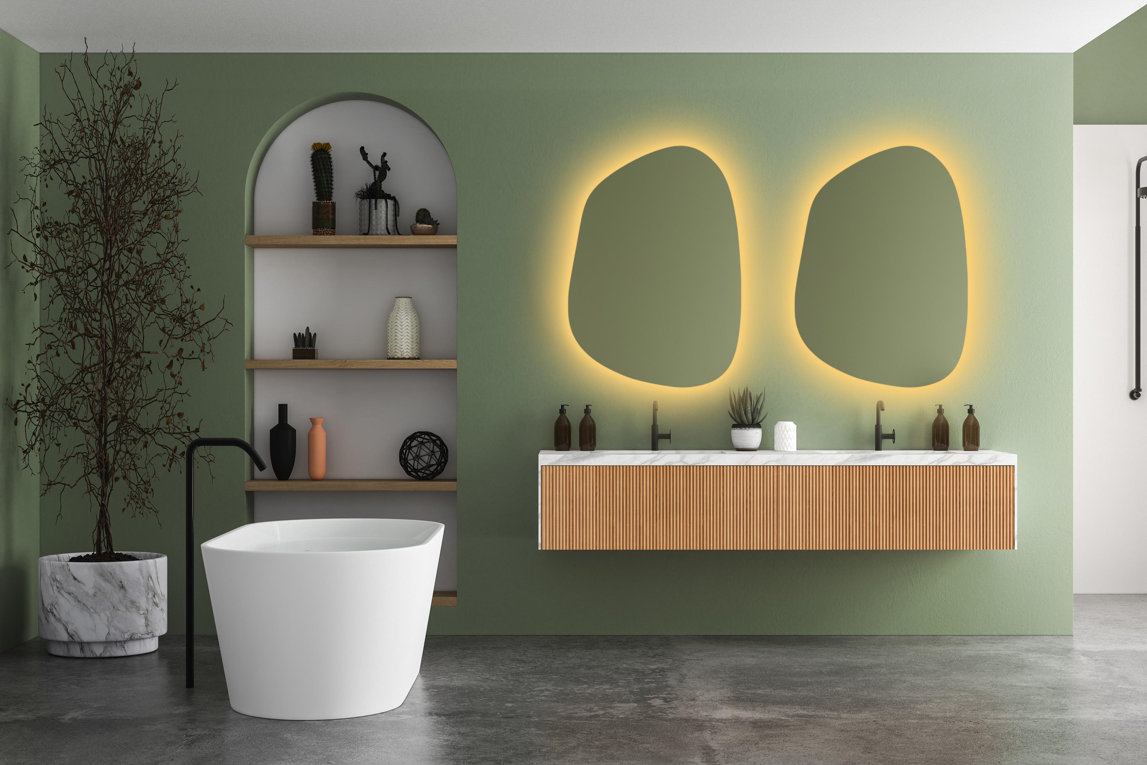 Milano Led Aydınlatmalı Banyo Aynası