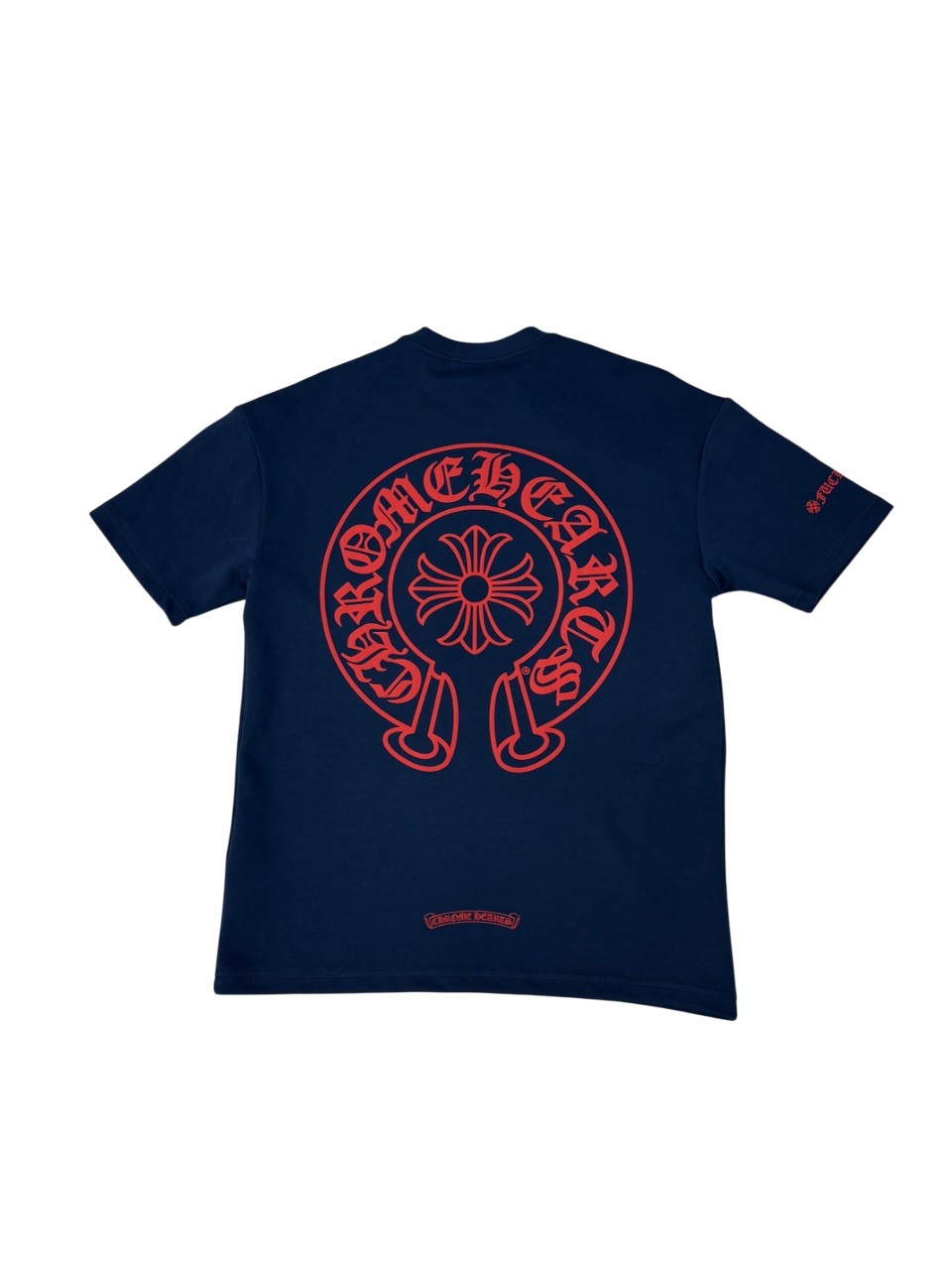 Chrome Hearts Lacivert-Kırmızı Şort Tişört Takım