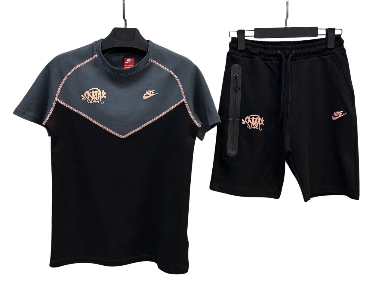 Syna X Nike Hologramlı Şort Tişört Takım