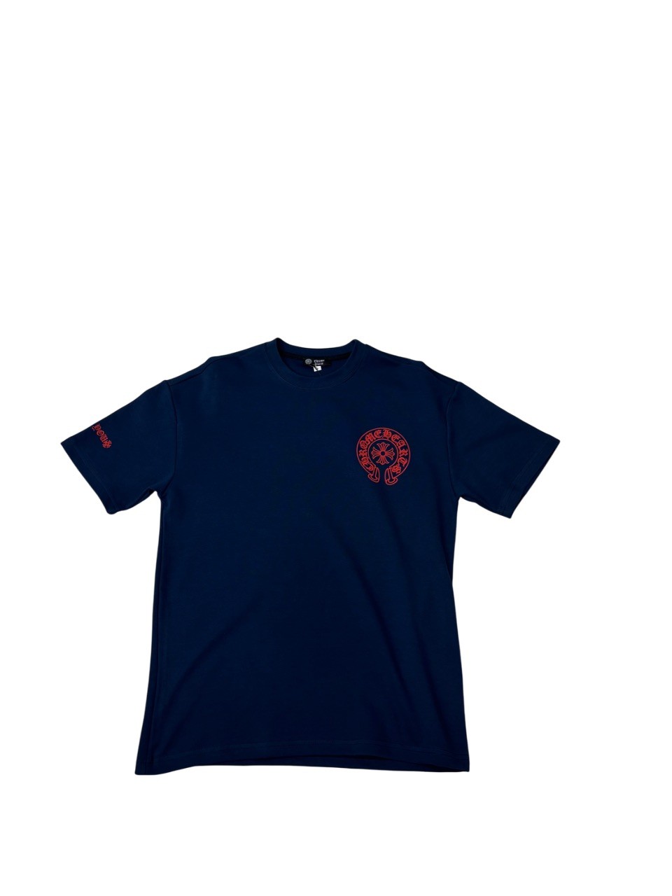 Chrome Hearts Lacivert-Kırmızı Şort Tişört Takım