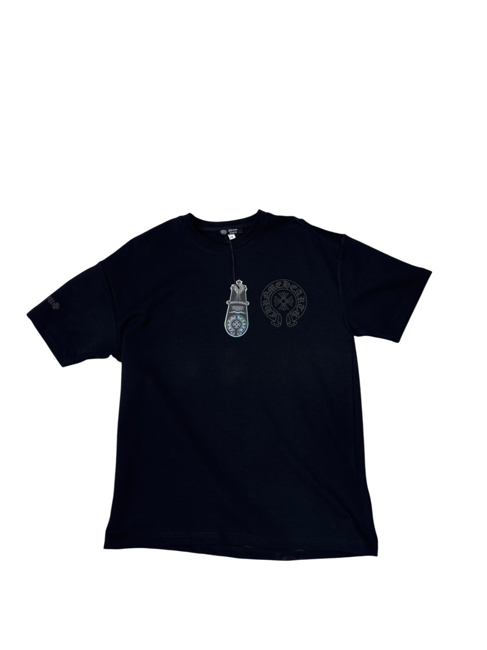 Chrome Hearts Siyah Şort Tişört Takım