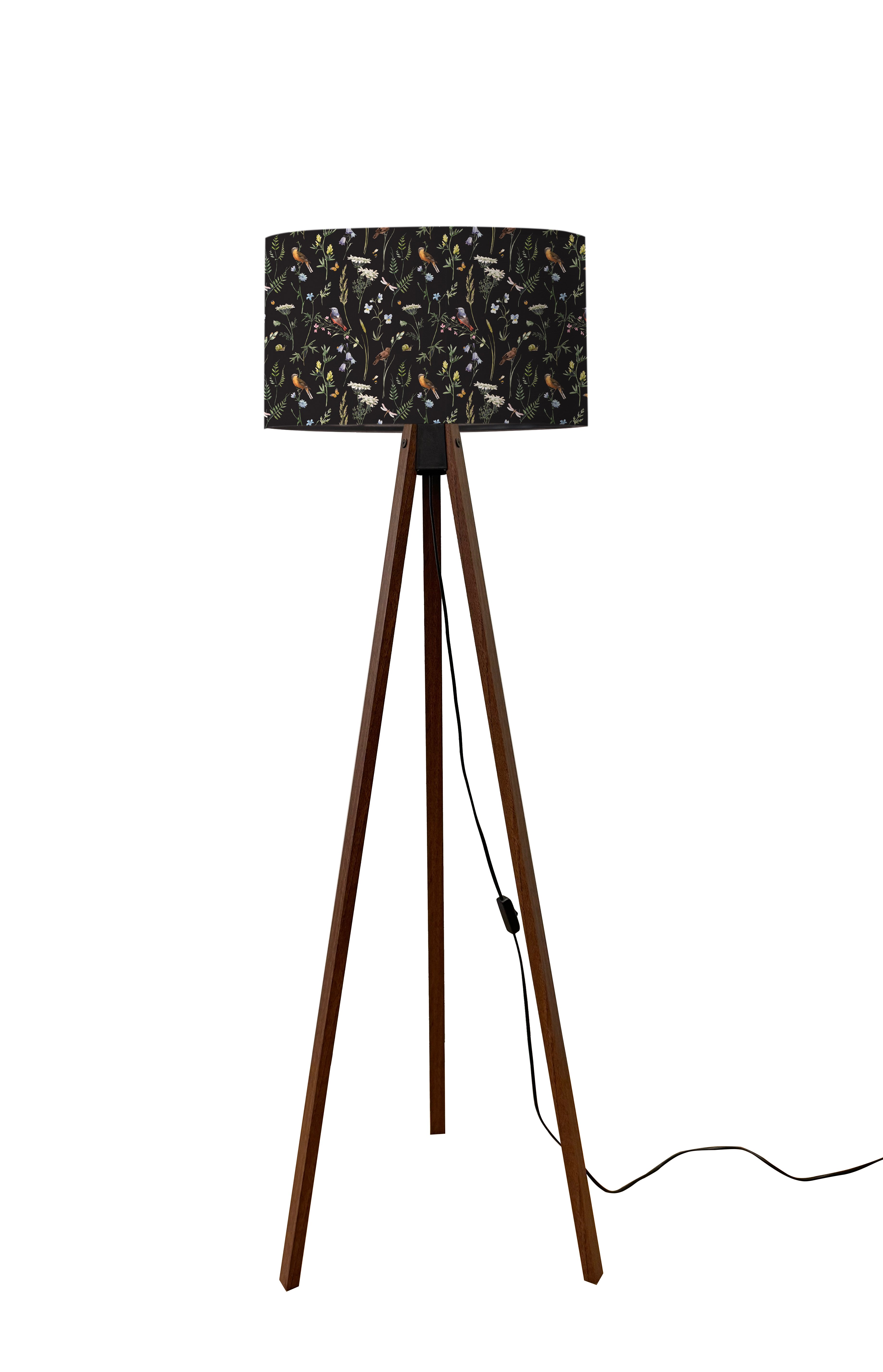 Minik Çiçekli Tripod Lambader - LD29 cover pic