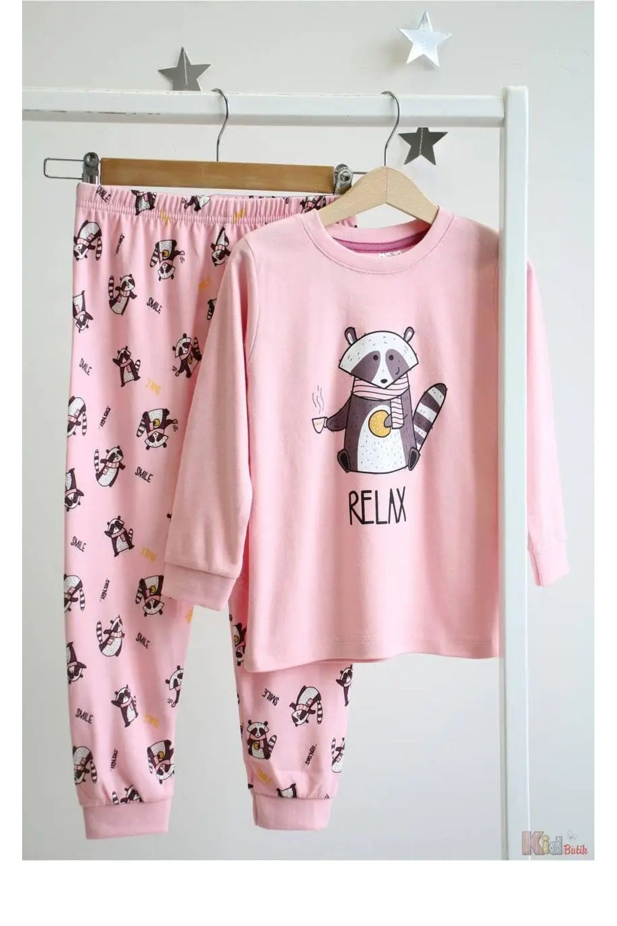 KIZ COCUK UZUN KOLLU RELAX PIJAMA