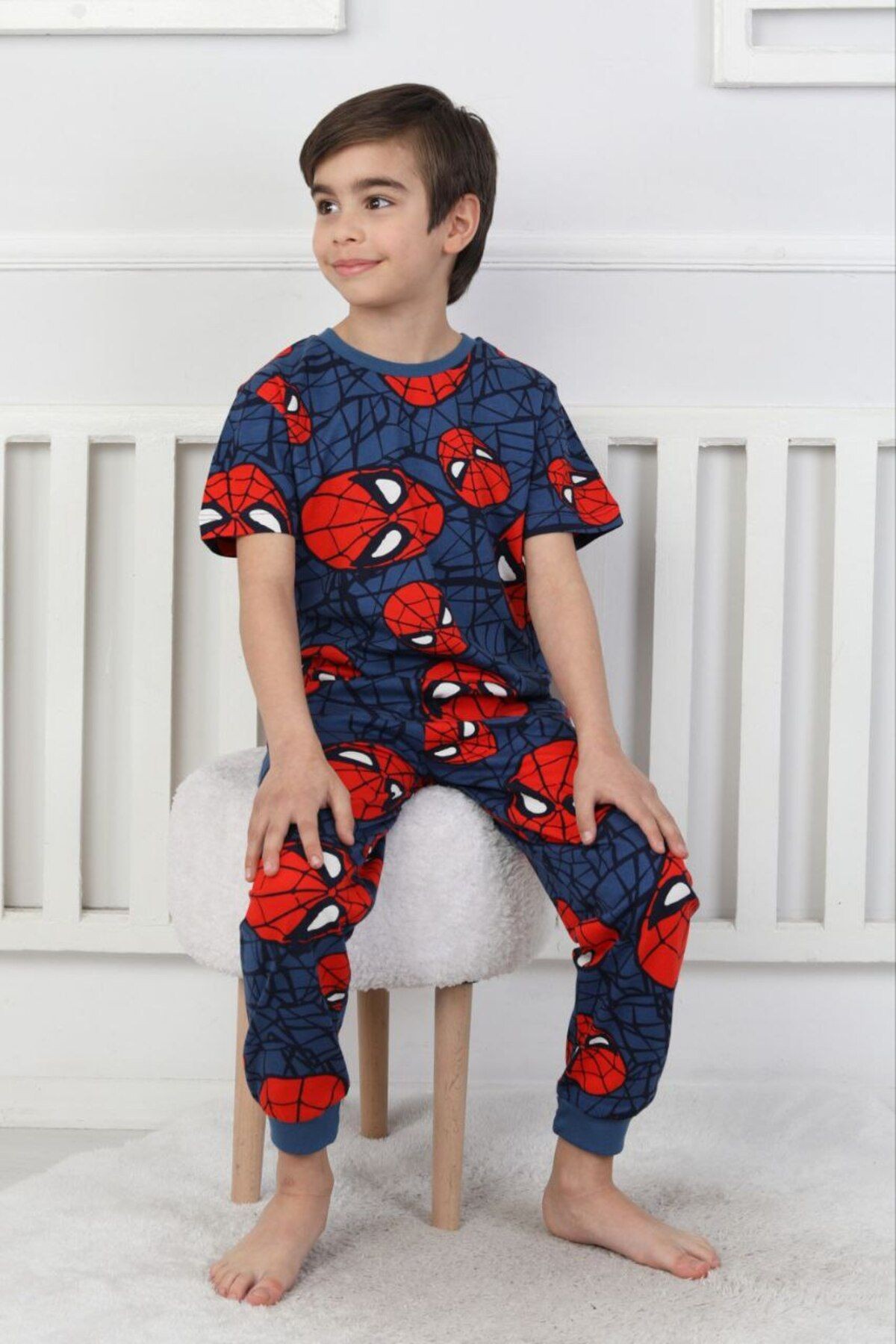 Örümcek Adam Kısa Kollu Pijama Takımı