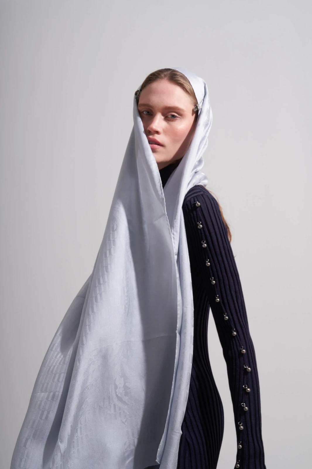 Buz Mavisi Jakar Şal