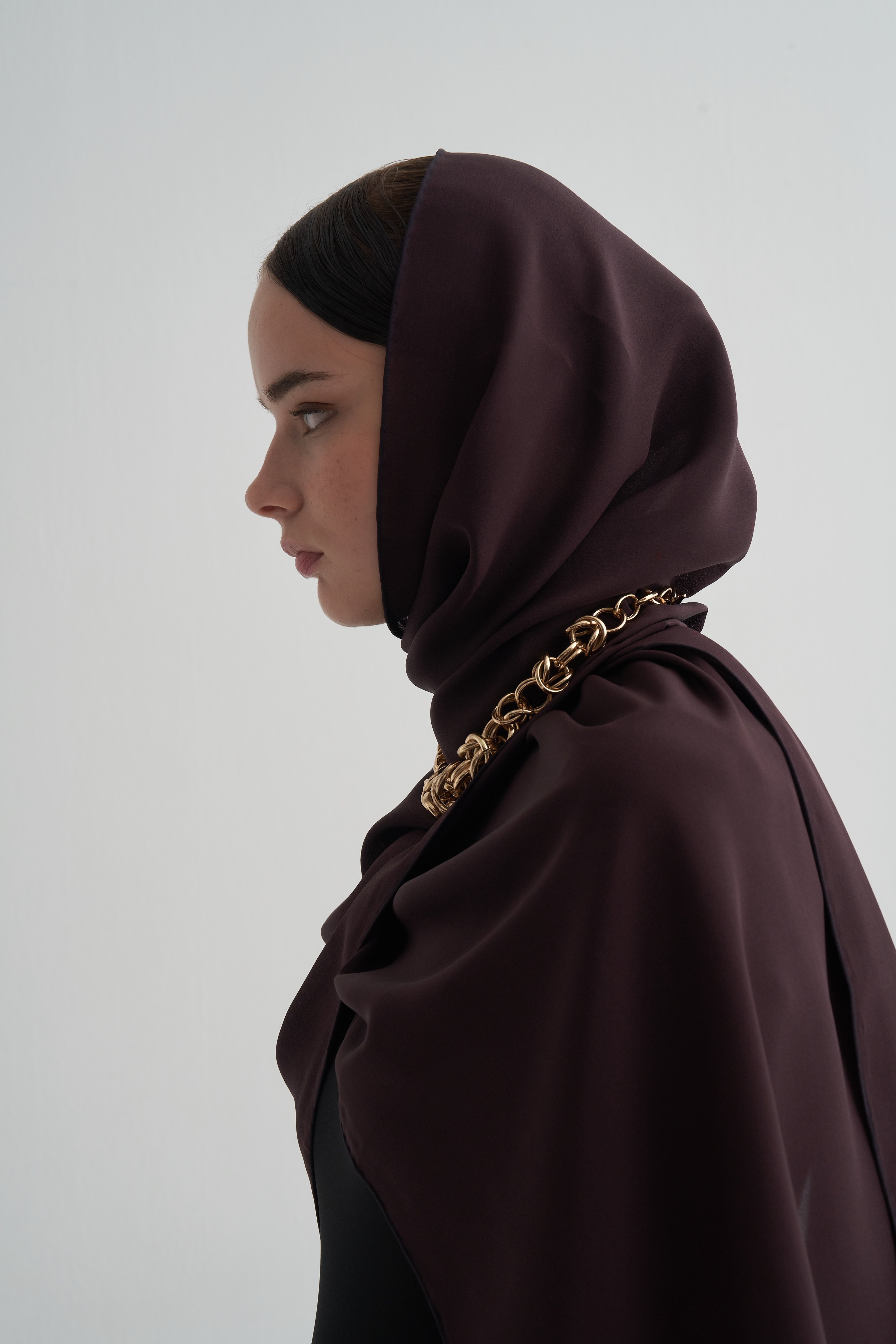 Plum Color Silk