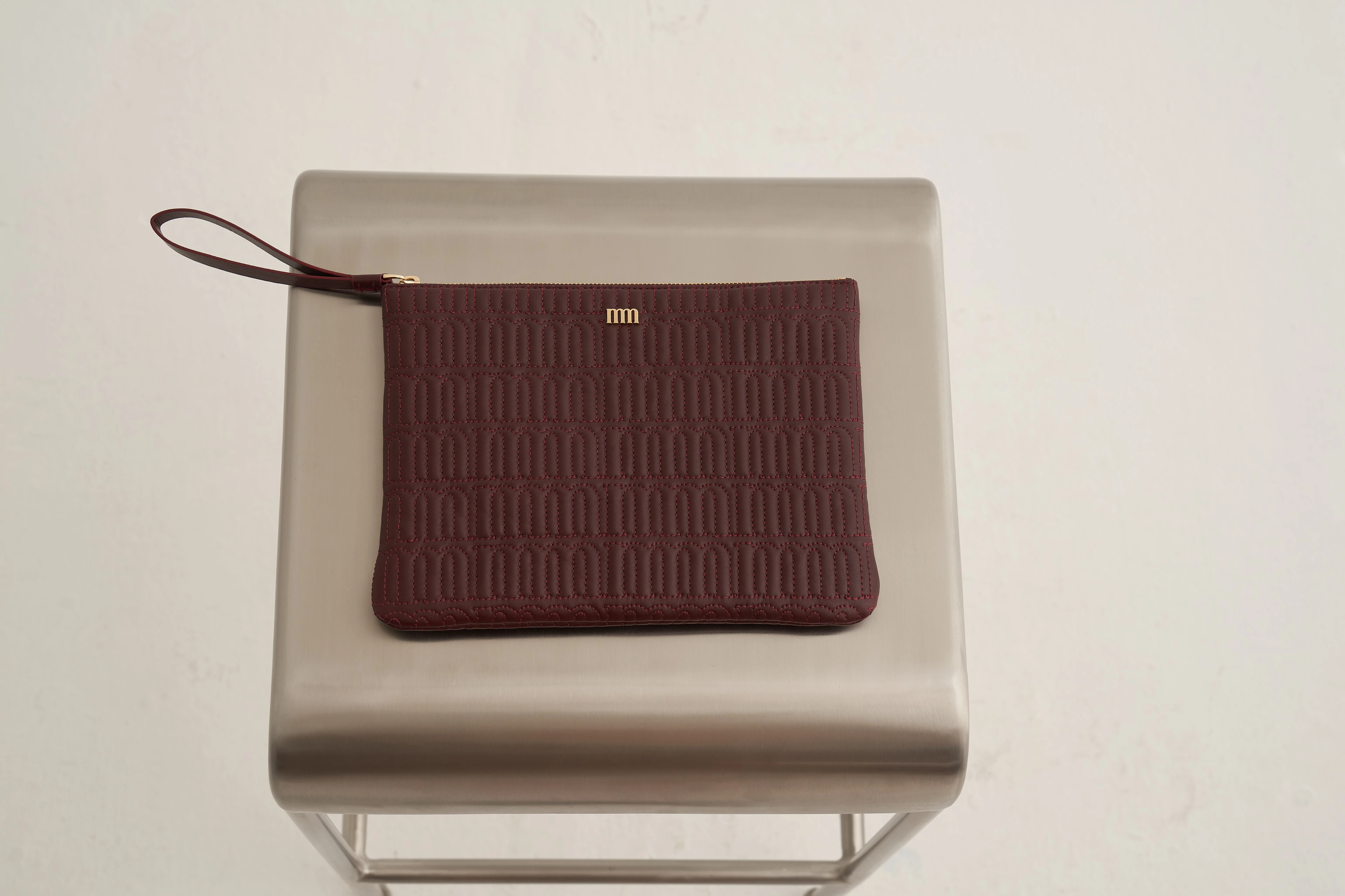 Moreno Bordeaux Clutch