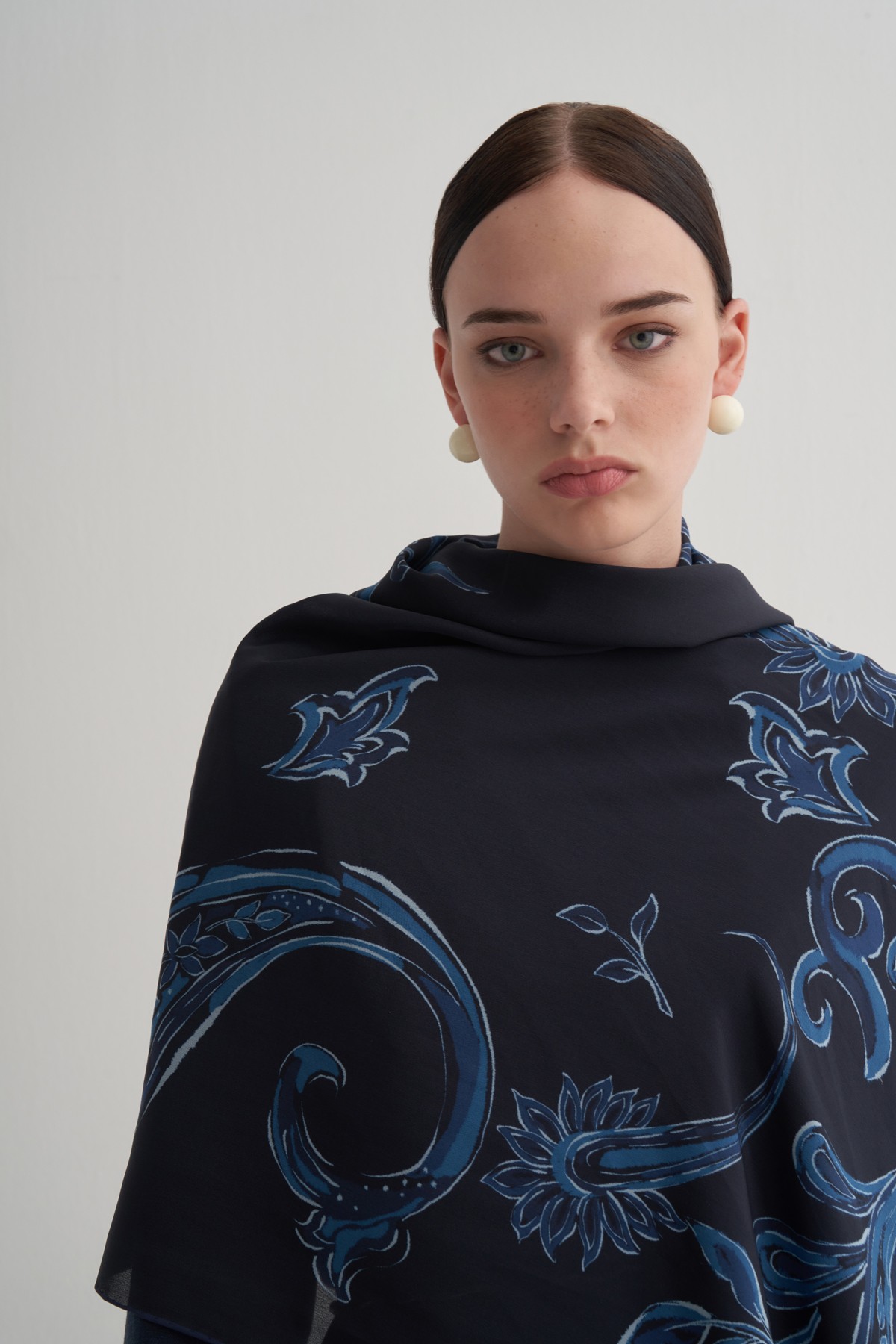 Navy Blue Bloom