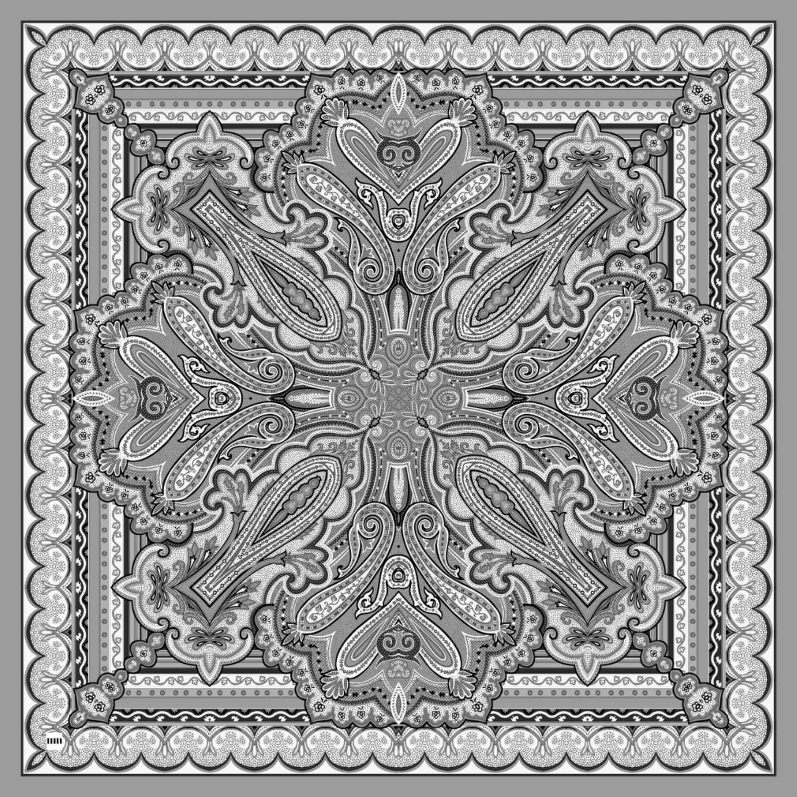 Gray Vita Scarf