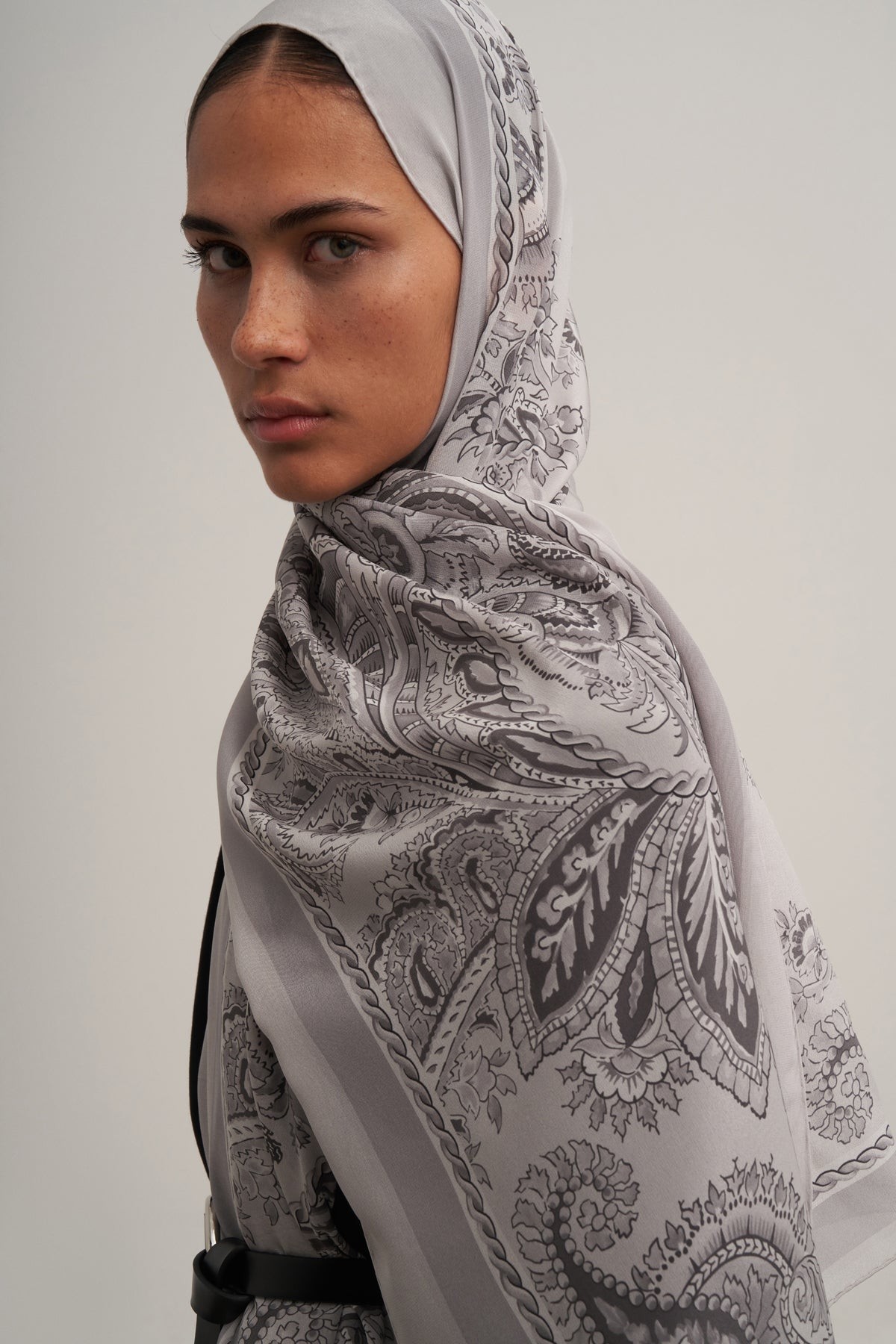 Gray Paisley