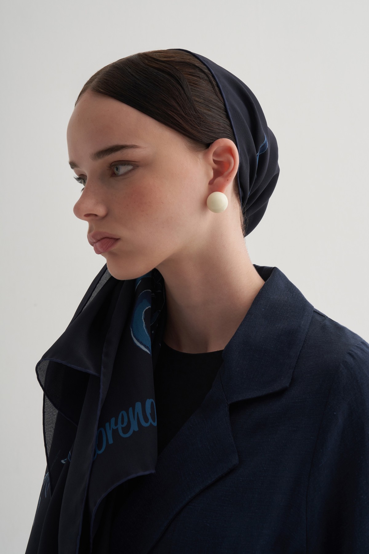 Navy Blue Bloom