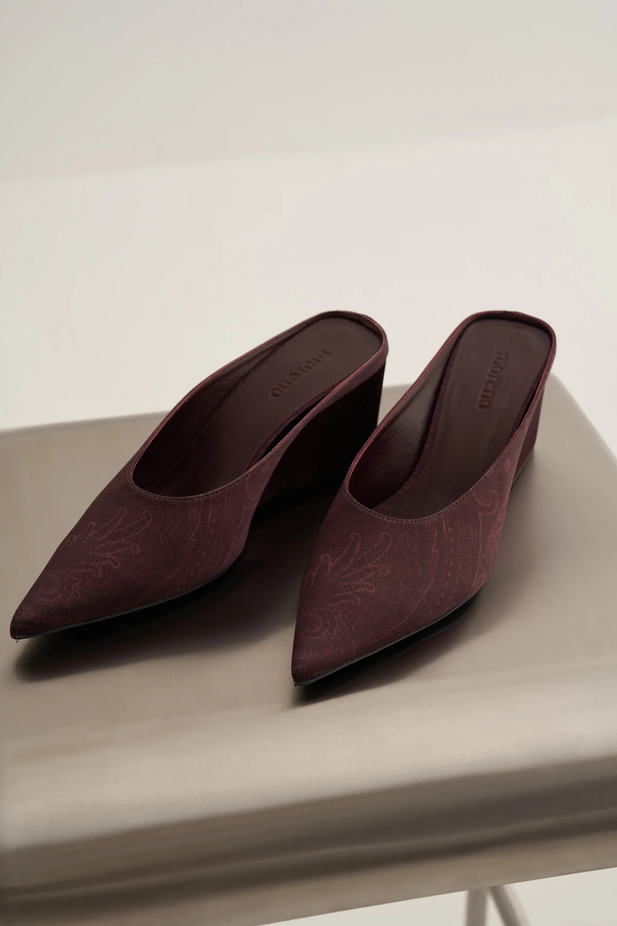 Paisley Topuklu Terlik