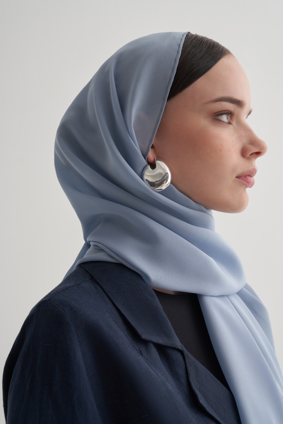 Sky Blue Silk