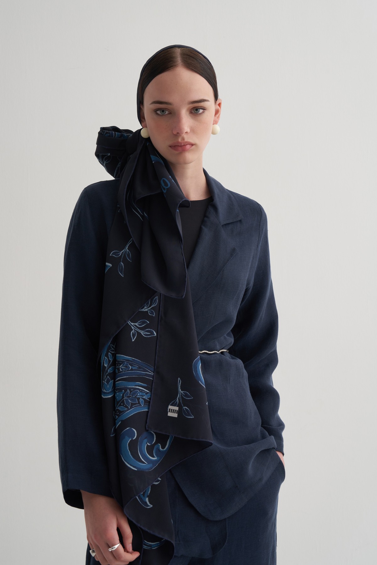 Navy Blue Bloom