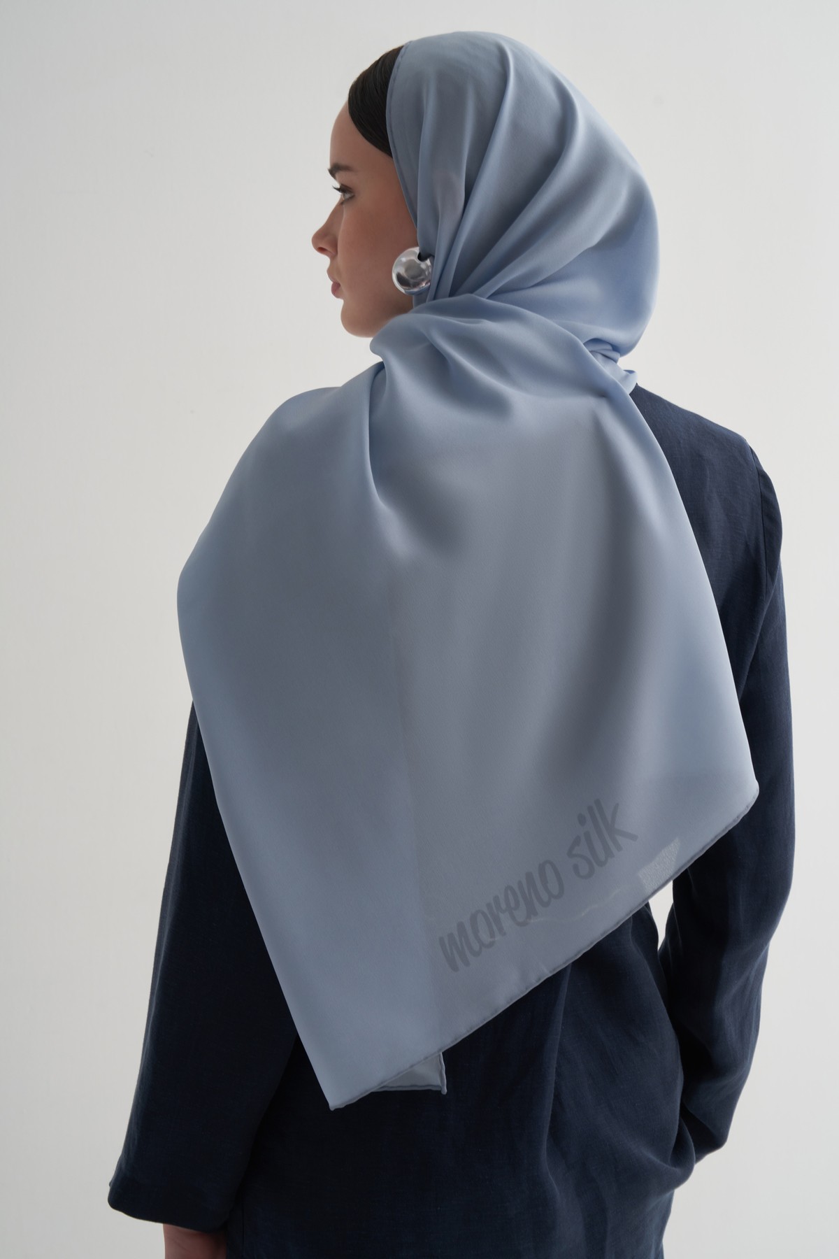Sky Blue Silk