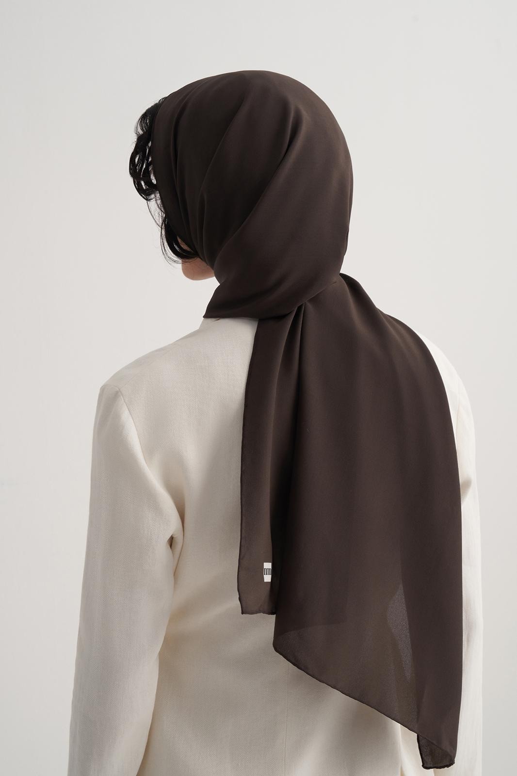 Dark Brown Silk