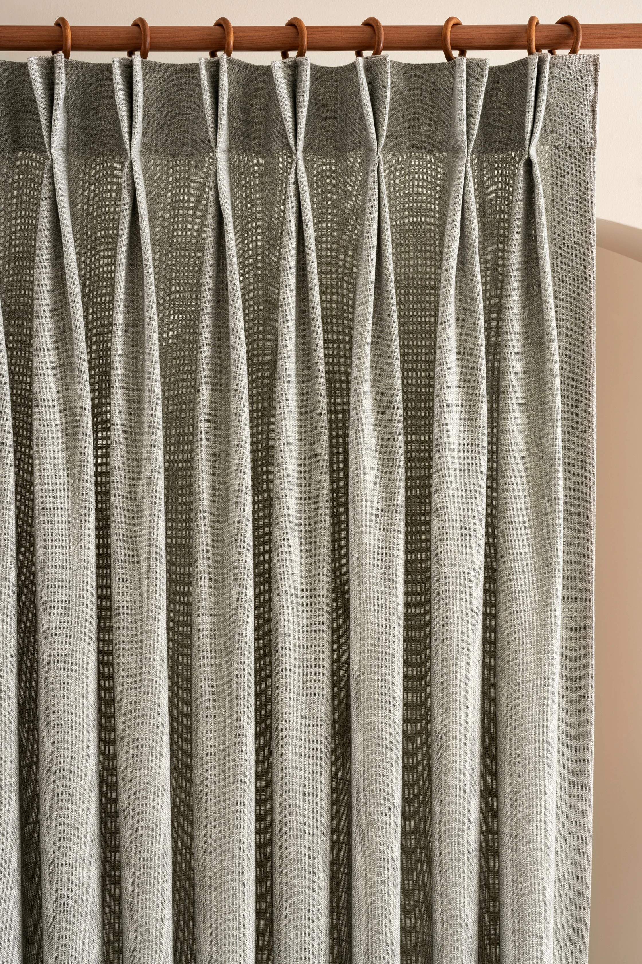 Pinch Pleated Luxury Modern %100 Linen Curtains 7 Colors and Heavy Linen Drapes for the Living Room And Bed Room